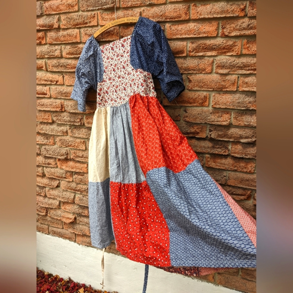 Handmade quilt dress